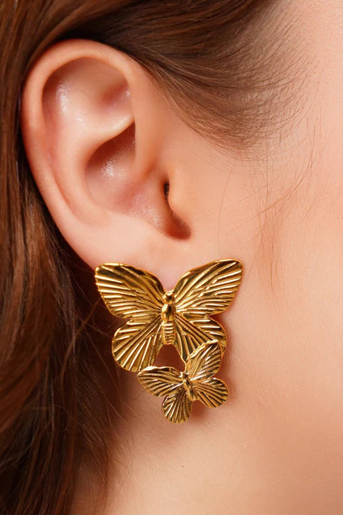 Set 3: Aretes Mariposa + Pulsera Lua