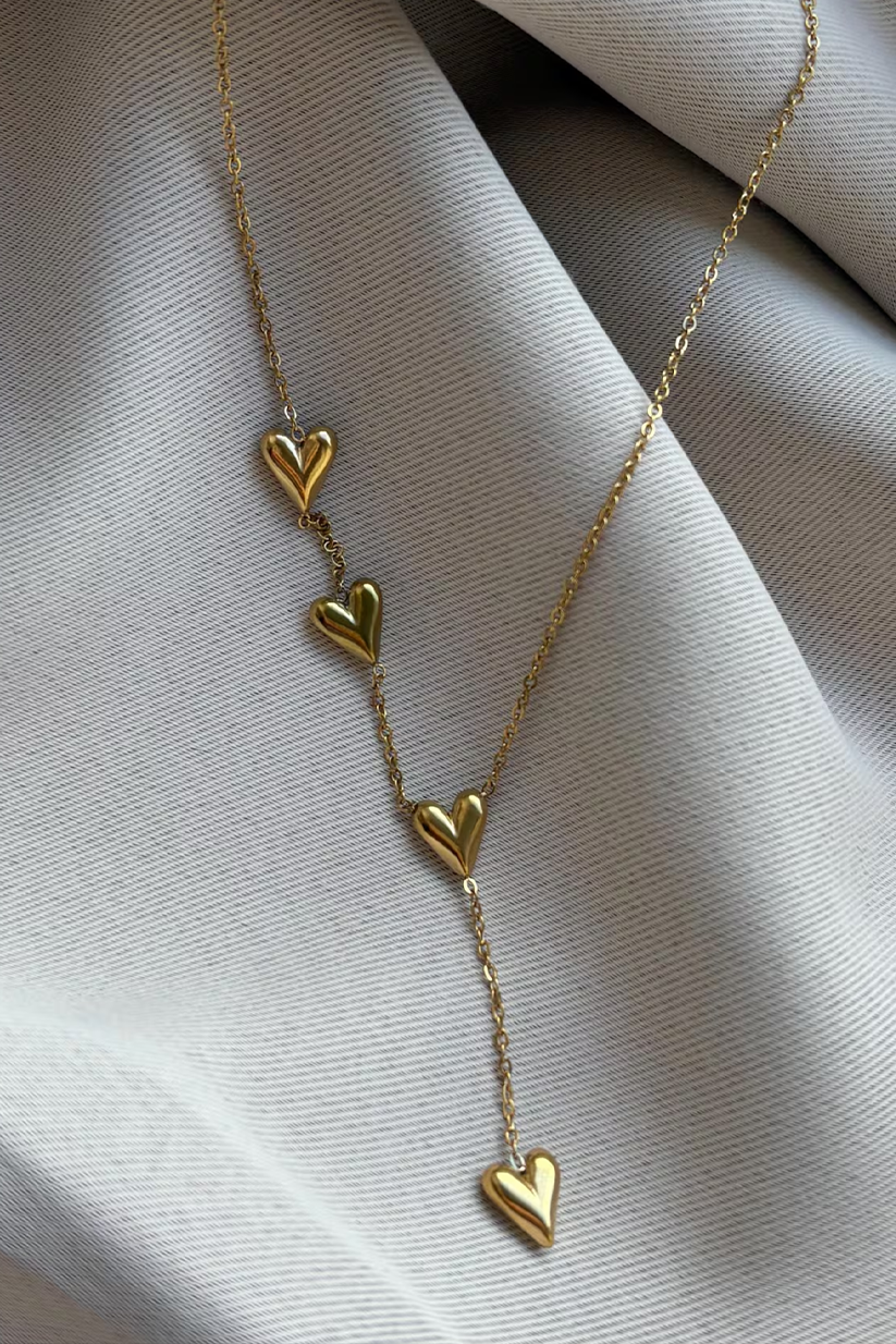 Set 9: Conjunto Corazón Collar + Pulsera + Anillo